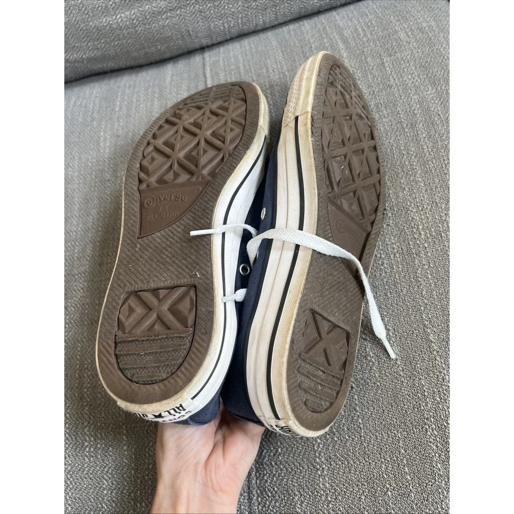 Converse Chuck Taylor All Star High Top Sneakers Navy US M9 W7 Preowned